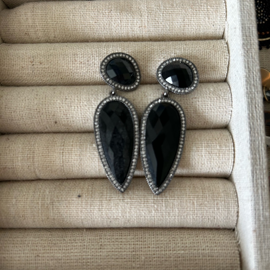 Express Black Earrings 10$